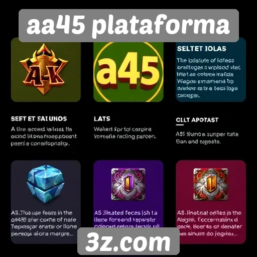 Características dos jogos disponíveis na aa45 plataforma